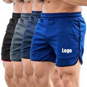 Pantalones cortos deportivos de verano para hombre, pantalones informales de gimnasio con material transpirable, entrega gratuita, pantalones para correr, posición del logotipo de la cintura - Product Image 1