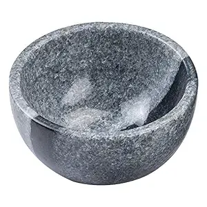 Pierre de marbre noir pur, bol à fruits, bol sculpté à la main - Product Image 2