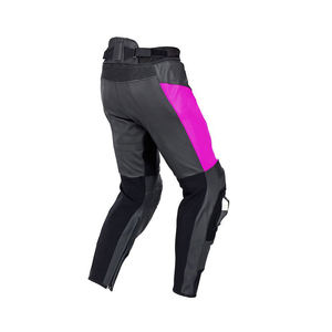 Service OEM Pantalon de course de moto en cuir véritable de haute qualité Pantalon de course automobile de moto Pantalon en cuir personnalisé pour hommes - Product Image 4
