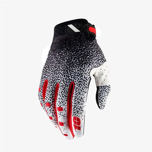 Guantes de Motociclismo de Cuero Transpirable Ajustables con Pantalla Táctil Completa, Secado Rápido y Absorción de Humedad para Uso Unisex - Product Image 4