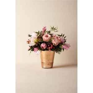 Ensemble de vases à fleurs en fer noir et or de style nordique, moderne, minimaliste, géométrique, centre de table, décoration pour la maison et les mariages - Product Image 4