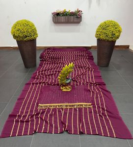 MARIAGE DESIGNER PAKISTANI BOLLYWOOD PARTY WEAR SAREE BLOUSE NOUVEAU SARI INDIAN Plain SAREE AVEC DIGTELPRINT MOINS AVEC DIGTEL - Product Image 4