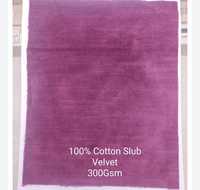 Tissus de velours de coton sur mesure, idéaux pour l'ameublement et les magasins de textiles de maison pour la revente, disponibles dans un assortiment