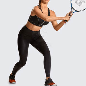 Sujetador Deportivo Transpirable Ecológico de Talla Grande con Logotipo Frontal, Alto Soporte para Mujer, Uso en Gimnasio y Fitness, Disponible en Stock - Product Image 4