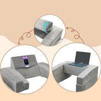 SUREWALHOME Coussin de jeu en mousse OEM ODM multifonctionnel avec support de bras et oreiller de lecture