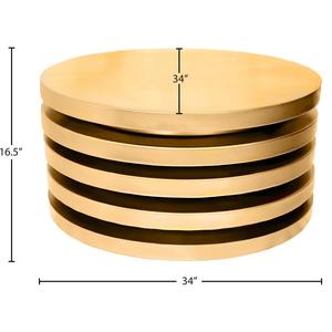 Modern Polished Stainless Steel and Brass Eco-Friendly Luxury <b>Gold</b> Coffee/<b>Side</b> <b>Table</b> <b>Round</b> Home Furniture - Product Image 6