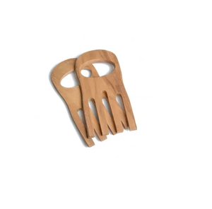 Cuillère à main à salade en bois artisanat produit de qualité supérieure fait main main main salade en bois poli brillant - Product Image 3