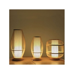 Offre Spéciale : Ensemble de Trois Lampes de Table Style Ferme en Rotin, Design Personnalisé, Lumière Blanc Chaud, Décoration Créative pour la Maison - Product Image 1