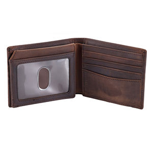 Cartera de Cuero Genuino para Hombre de Alta Calidad, Multifuncional, Gran Capacidad, con Forro de Poliéster, Moda de Lujo - Product Image 5