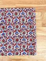 Tissu imprimé Kalamkari en pur coton de qualité supérieure, écologique, séchage rapide, idéal pour chemises, sacs, garçons et filles aux motifs traditionnels multicolores