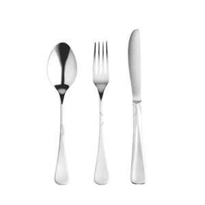 Cobra7932 Ensemble de couverts en acier inoxydable 3 pièces poli miroir pour les occasions de fête - Product Image 1
