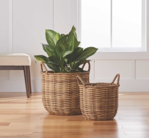Handmade Planters Customized Design & Size Decorative Core Planters Rattan Net Planters <b>Flower</b> Pots for Indoor Outdoor Planting - Product Image 2