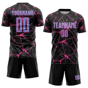 High Quality Custom Soccer Uniform Set Men Full Customization Digital Printing Sublimation Technique T-Shirt Material <b>Socks</b> - Product Image 1