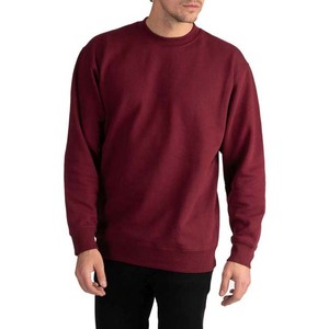 Sweat-shirts OEM de haute qualité pour hommes, vêtements lourds de 400 g, sweat-shirts à col rond en molleton, 100 % coton, respirants, basiques - Product Image 5