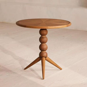 Mesa de Centro de Madera Maciza Hecha a Mano Tradicional, Mesa de Centro de Madera Clásica para Muebles de Hogar - Product Image 1