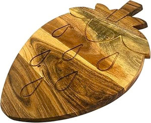 Planche à découper en bois décorative fraise faite à la main de haute qualité nouveau Design - Product Image 1