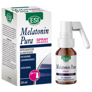 Italian Melatonin Oral Liquid <b>Spray</b> 1mg for Adult Restful Sleep & Jet Lag Relief Supports Wellbeing & Balance - Product Image 1