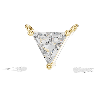 Collier pendentif en diamant CVD de laboratoire 0,74 CT VVS-VS-EF, or 18 carats, or rose 14 carats, or jaune, or blanc, chaîne élégante pour femmes - Product Image 1