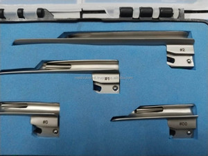 Laryngoscope à fibres optiques de haute qualité Miller, ensemble de 4 lames, équipement de diagnostic vétérinaire, fournisseur CE ISO Medivolve - Product Image 3