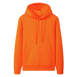 Personalizado de alta calidad para hombre en blanco sudaderas con capucha de algodón sudadera de color sólido sudaderas con capucha para hombre - Product Image 6