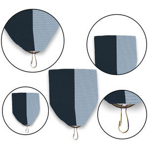 Rideaux de cérémonie à double face en tissu gros-grain - Product Image 3