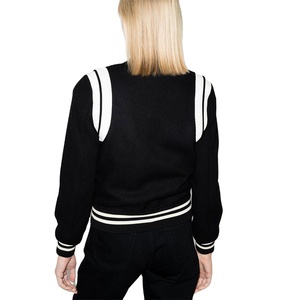 OEM Manufacturer Customized Long Sleeve Women Varsity <b>Jacket</b> Ladies Cropped <b>Baseball</b> Uniform Varsity <b>Jackets</b> <b>for</b> Winter 2026 - Product Image 2