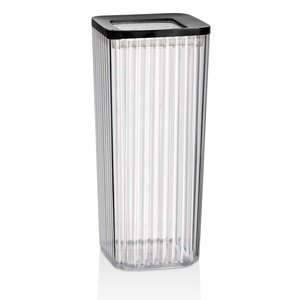 Contenedor Rectangular Profundo de Plástico PP Transparente y Ligero para Almacenamiento de Alimentos, Organizador de Cocina Duradero de 1700 ml, Moderno - Product Image 1