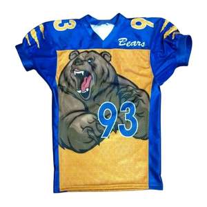 Camisetas de Fútbol Americano Sublimadas, Uniformes de Equipo Personalizados, Camisetas Ligeras y Transpirables de Alto Rendimiento para Hombres, Mujeres y Jóvenes - Product Image 4