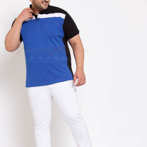 T-shirt polo surdimensionné pour hommes avec détails graphiques et coupe ample moderne pour le style de rue décontracté T-shirt polo grande taille pour hommes - Product Image 6