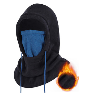 Pasamontañas de Forro Polar Cálido con Cordón Ajustable, Máscara Facial Cortavientos, Clip Nasal con Memoria, para Esquí y Snowboard, Unisex - Product Image 1
