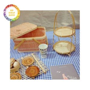 Panier en bambou écologique fabriqué au Vietnam, bon marché, à bas prix - Product Image 3