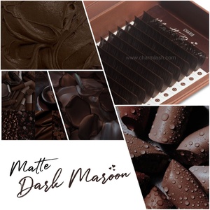 Cils Charmlash brun foncé, extensions de cils allemandes, vente en gros, plateaux de cils individuels, OEM, ODM, marque privée - Product Image 5