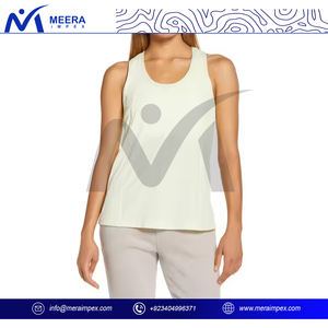 Camiseta sin mangas informal de alta calidad para mujer: tela de algodón transpirable, ligera y de alta calidad, perfecta para el verano - Product Image 2