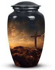 โกศโมเดิร์นทำด้วยมือสำหรับผู้ใหญ่ขี้เถ้าตกแต่งสไตล์อเมริกันโกศสำหรับงานศพชายและหญิง - Product Image 3