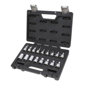 BETA Torx 17 pièces®Jeu de clés à douille profilées dans un boîtier en plastique-Outil de haute qualité pour un usage professionnel - Product Image 1