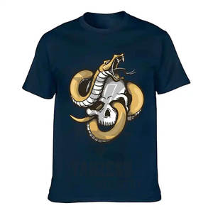 เสื้อยืดแขนสั้นผ้าฝ้าย/ใยไผ่ทรงสลิมฟิตสำหรับผู้ชายใส่ลำลองในฤดูร้อนแบบถัก รุ่นใหม่ล่าสุด - Product Image 1