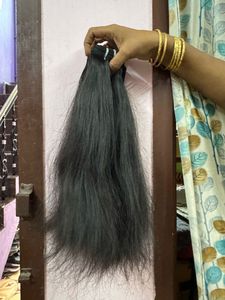 Extensiones de cabello humano indio Virgen sin procesar de 24 pulgadas, extensiones de cabello ondulado y recto rizado de 8 oz - Product Image 3