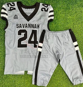 Uniforme de football américain pour adultes de haute qualité, léger, respirant, court, à séchage rapide, confortable, vêtements de sport, service OEM - Product Image 4