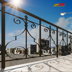 Transformez votre espace extérieur avec des balustrades de balcon en fer artistiques reflétant les designs d'intérieur de balcon modernes et la créativité - Product Image 6