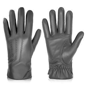 Bison Denim <b>Mens</b> Leather <b>Gloves</b> Winter Warm Microfiber Lined Touchscreen Eco-Friendly Breathable Daily Sports - Product Image 1
