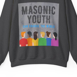 Sweat-shirt respirant pour homme avec logo maçonnique, emblème maçonnique, sweat-shirt à col rond pour homme - Product Image 6