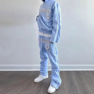 Ropa deportiva para hombre, chándales, superventas, chándales de pantalón acampanado deportivo personalizados para hombre, ropa informal de entrenamiento y jogging - Product Image 6