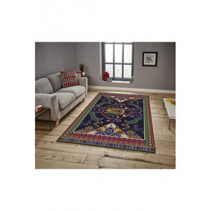 Impresión digital 3D Etnik Desen Kaymaz Taban Halı 288NGR1464 Producto de agente químico auxiliar - Product Image 1