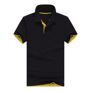 Offre Spéciale décontracté à manches courtes solide tricoté 100% coton pour chemises pour hommes Multi avec Logo personnalisé en gros - Product Image 5