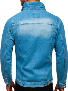 High Quality Unisex Denim <b>Jacket</b> Custom Logo Embroidered Jeans Coat Fashion Street Style Outerwear Bulk Supply Factory Direct - Product Image 2