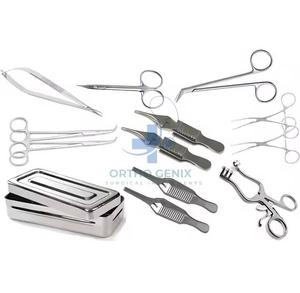 Juego de 45 Piezas de Instrumentos Quirúrgicos Manuales para Fístula Arteriovenosa, Acero Inoxidable, Certificado CE, Ortho Genix - Product Image 4