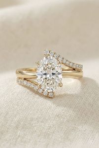 Anillo de declaración para mujer Toi Moi Princess con corte de pera, oro rosa, cultivado en laboratorio, certificado IGI, para fiestas, eventos nocturnos y bodas - Product Image 2