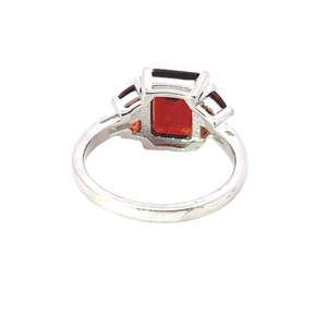 925 Sterling <b>Silver</b> 100% Genuine <b>Garnet</b> Engagement <b>Ring</b> Classic Prong Setting Wholesale Jewelry Supplier Bulk Order Available - Product Image 5