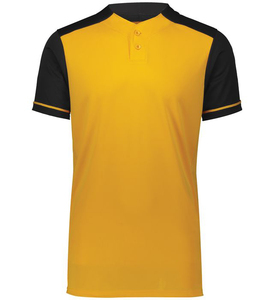 2025 nuevo estilo de béisbol de partido desgaste en blanco sólido mangas de contraste logotipos personalizados dos botones Softball camisetas de béisbol para hombres - Product Image 1