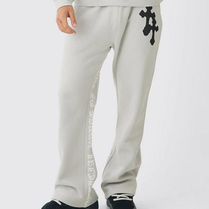 Ensemble survêtement homme en coton 100% surdimensionné pour l'hiver, avec broderie personnalisée, logo personnalisé, sweat-shirt et pantalon en 2 pièces - Product Image 6